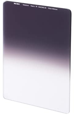 NiSi ND4 100x150mm Medium GND Filter | 2-Stop Medium Graduated Neutral Density Lens Filter | Long-Exposure and Landscape Photography