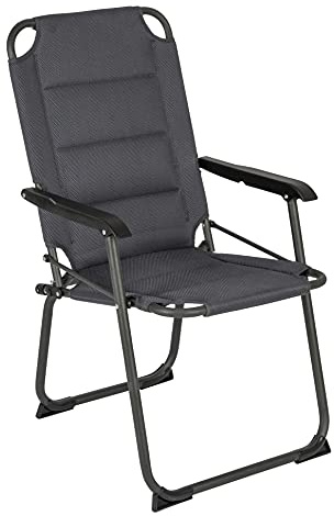 Bo-Camp - Stuhl - Copa Rio - Comfort XXL Air - gepolstert - grau