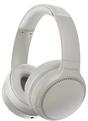 Panasonic RB-M300BE-C Bluetooth Over-Ear Kopfhörer (Sprachsteuerung, XBS - Extra Bass, 1,2 m Kabel, bis 50 h Akkulaufzeit) weiß, Creme