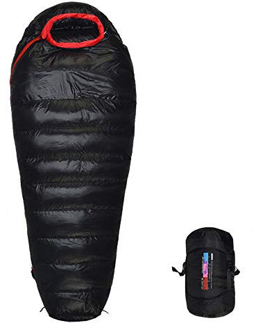 210CM Bewegliche Schlafsack Ultraleichter Rucksack Mama Down-Ausrüstung für Das Wandern Camping wasserdichte Tasche Halten Warming,3000g