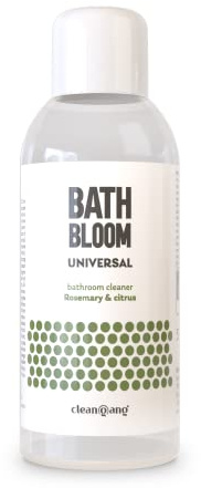 cleangang - Bad Universal Reiniger Bath Bloom - Badreiniger Spray für ein sauberes Badezimmer - Reinigungsmittel entfernt Kalk und Wasserflecken - mit Rosmarin & Zitronen Duft 500ml