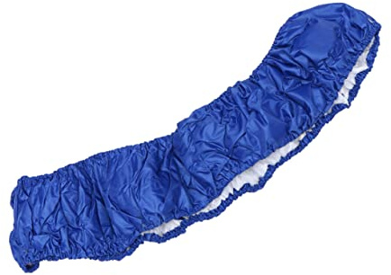 Veemoon Protector de Trampolín Redondo Azul de 96cm para Niños | Cojín de Borde de Esponja, Repuesto de Seguridad, Funda Pe y Tela Oxford