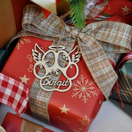 Personalisierte Weihnachtsschmuck, Weihnachtsbaumkugeln, Weihnachtsdekoration, Holzornament mit Namen, Familiennamen