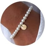 TINGN Personalisiert Armband für Sie,Geschenk Hochzeit Personalisiert Armband, Armband Damen C, Buchstabe Kundengebundene Geschenke für Armbänder Damen, Mädchen, Kundengebundene Schmuckgeschenke Ideal