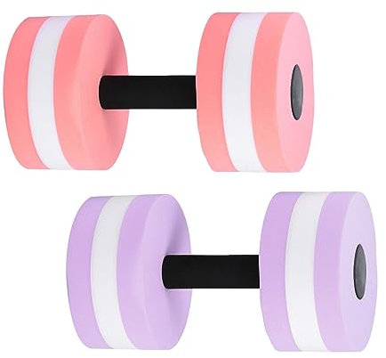 Supvox 2 Stück Schwimmende Eva Hanteln Wasserhantel Fitness Langhantel Wassergymnastik Zubehör Für Frauen Und Männer Schwimmbad Spa Training