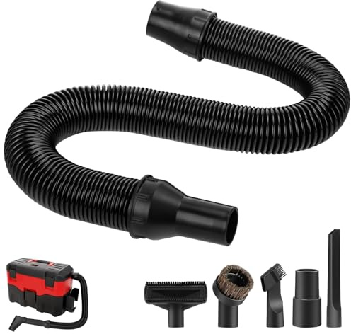 14-37-0160 Vac Hose Accessories/Hose Adapter Kit Compatible with Milwaukee 0880-20 18V 2 Gallon Wet/Dry Vacuum, Replace Older 0880-20 (Note: Outside Storage Vaccum Cleaner)