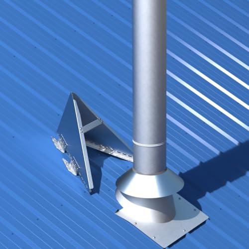 Kuma Snow Destroyer for Chimneys. USA Made. Universal Fit. Lifetime Protection for 6-8 Wood Stove Chimneys