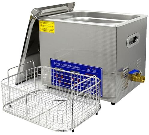 ylpddmm Ultrasonic Cleaning Machine,4L/6L/10L/14L/15L/22L/30L Professional Ultrasonic Cleaner with Digital Timer & Heater for Professional Tools,Metal Parts,Jewelry,Eyeglasses,30L