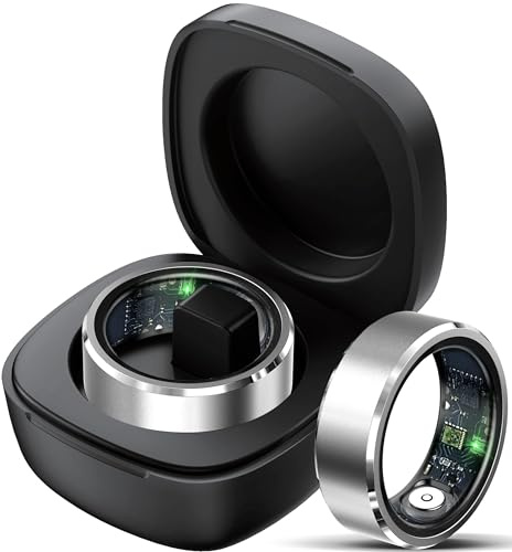Smart Ring Fitness Tracker With Heart Rate Monitor, Sleep Tracker, TikTok Control, Blood Pressure, Blood Oxygen, Pedometer, Step Counter - Health Smart Ring for Women Men With Charging Case #10