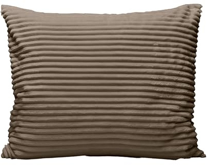 Zelesta Groovebed Kissenbezüge – Kissenbezüge Set von 2 - Resistent und Hypoallergen (Taupe, 80x80 cm)