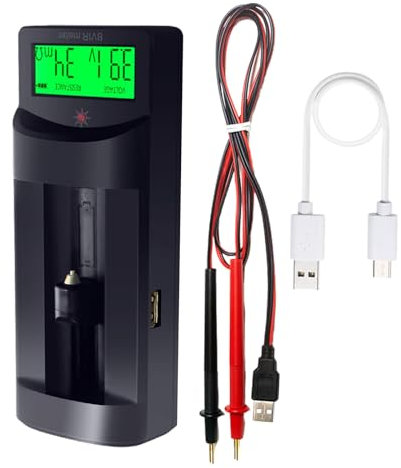 Tester compatto per batterie al litio, tester per batterie al litio, per tensioni e resistenza, facile da usare per gli appassionati di elettronica