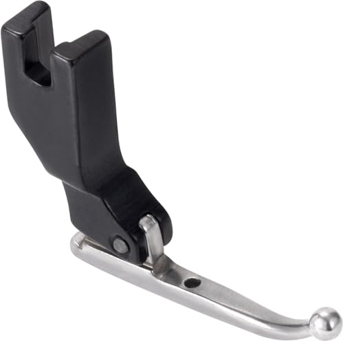 YALOJE P369 Bead Sewing Presser Foot, Wedding Dress Sequin Special Presser Foot, Flatbed Sewing Machine Accessories for Beaded Fabric - 1pcs, Black, with Bead