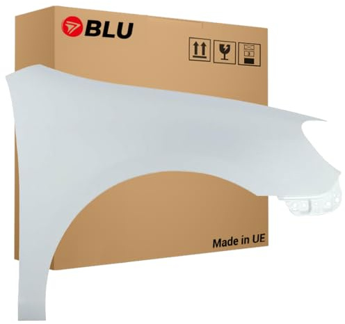 BLU Premium Kotflügel Passend für VW Volkswagen GOLF VI 6 schrägheck LB9A Rechts Weiss | 2008-2016 | Vorderseite Vorne | Verzinkt & Lackiert | Einbaufertig
