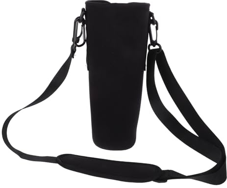 SOPOTUTU Housse de Bouteille Eau Portable avec Bandoulière Réglable Protection Pratique pour Gourdes Tasses et Bouteilles pour Camping Activités