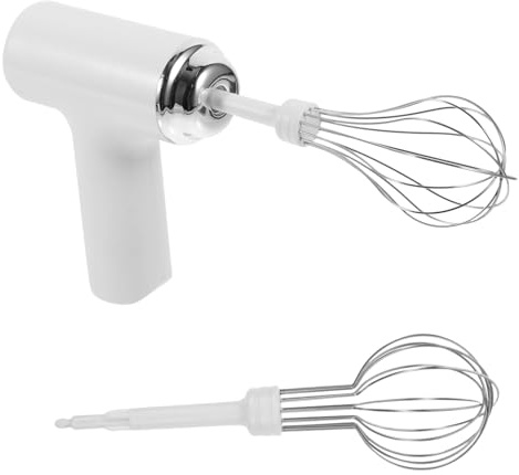 BIUDECO Mixer Elettrico per Uova e Panna Sbattitore senza Fili in Acciaio Resistente Frusta Elettrica Compatta per Cucina e Preparazioni Facili da Pulire e Maneggevole