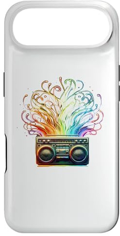 Boombox Old School 80s Music Hip Hop Coque pour iPhone Air