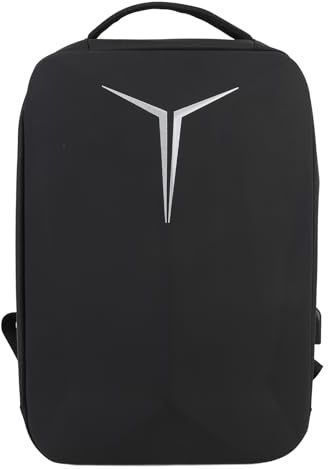 EOJDDPA Satellite Travel Bag for Cables Power Supply Kickstand Pipe Adapter Laptop Backpack with USB Charging Port Water Resistant Multi Functional Black