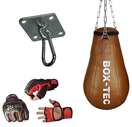 BOX-TEC MMA Boxbirne -/ Uppercut-/ Punchingball-Set Retro Spider (S)