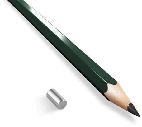 Neodym Magnet Stab 4-30mm von 1 KG bis ca. 50 KG Zugkraft N45 vernickelt NdFeB Rund - Eckig, Stäbe:D4-H10mm N52 1KG (50St.)