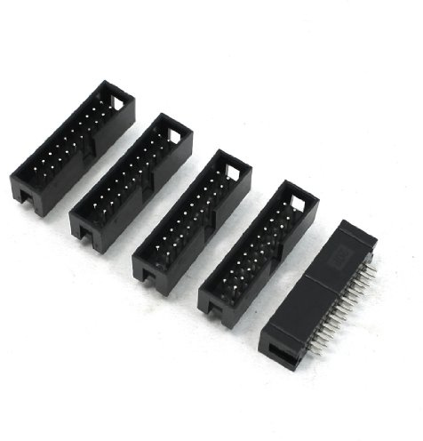 Aexit 5 st 20 stift 2 mm pitch PCB IDC-kontaktstiftstift(Lo-t de 5 à 20 broches PCB 2,54 mm connecteur IDC broches-têtes