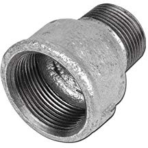 MANICOTTO ZINCATO RIDOTTO F.M. 1x3/4 ZINCO TUBO ACQUA FERRO RACCORDO FEMMINA