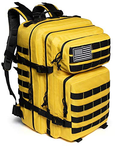 QT&QY 45L Militärischer taktischer Rucksack Bundeswehr Rucksäcke für Männer Molle Armee Angriff Tagesrucksack 3 Tage Bug Out Go Tasche Trekking Wanderrucksack