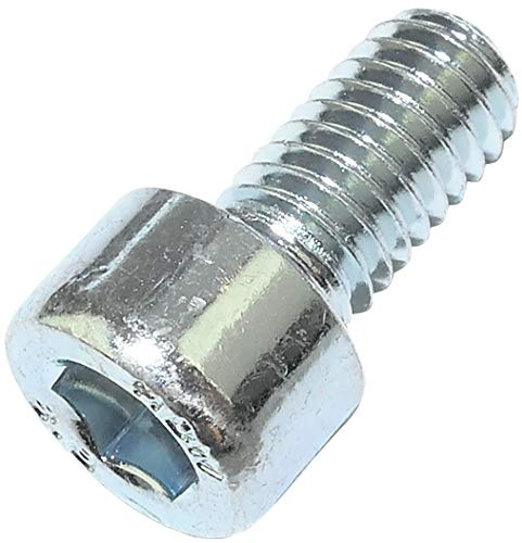 AERZETIX - C47657 - Satz von 50 stück - bolzen innensechskantschrauben M6x12 - mit innensechskantkopf - Ø6x12mm - DIN 912 - klasse 8.8 - aus verzinktem stahl - heimwerken - montagewerkzeug eisenwaren