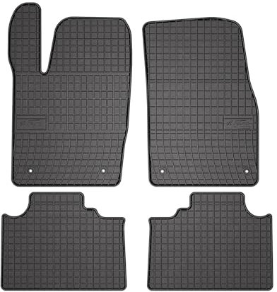 OMAC Gummi Fußmatten kompatibel mit Jeep Grand Cherokee 2016-2022 Automatten Schwarz 4X