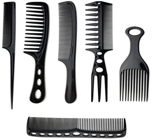 AURSTORE Basa Kamm-Set, Haarbürste, professionell, für Friseur, Entwirrungsbürsten (zufällige Farbe) (Bürstenset)