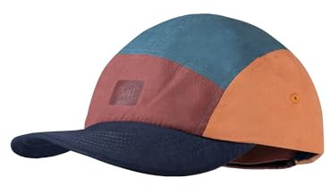 BUFF®| Kappe 5 Panel Go Junge Mädchen Flexibel, UPF50, Verstellbar, Nachhaltig, Leicht, Laufen, Recycelte Materialien, Komfortabel, Einheitsgröße, Multi