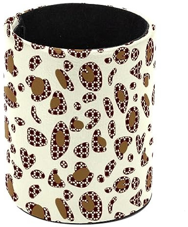 Round Pencil Pen Cup Holder Stand Desk Organizer Desktop Stationery Container Accessorires for Home, School, Office - Digital Pattern