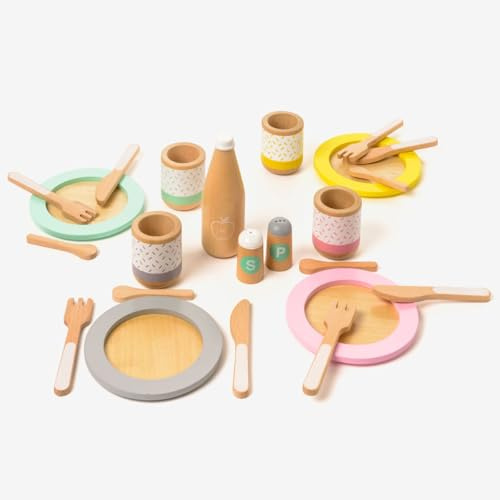 oxybul | Dinette 23 pièces en Bois 3-8 Ans