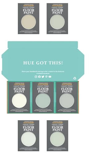 Rust-Oleum Chalky Floor Paint in Matt Finish - Fresh Greens Tester Box
