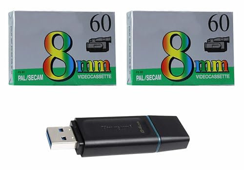 Übertragung von Videokassetten Hi8 oder 8 mm auf Pendrive oder DVD (2 Videokassetten auf dem Stift)