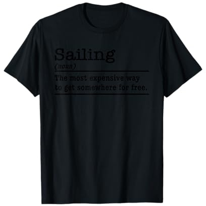 Segeln Definition Wörterbuch Segeln T-Shirt