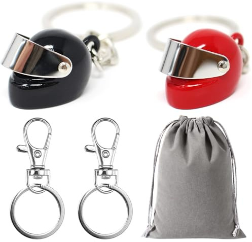 Porte-clés casque de moto cadeau pour homme