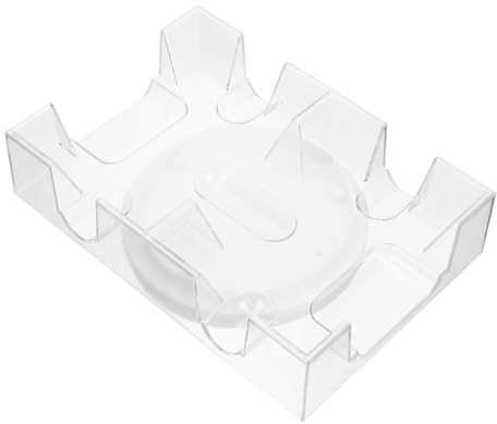 TOYANDONA Kartenhalter Aus Kunststoff Spielkartenbox Für Kartenständer Drehbarer Kartenständer Kartenhalter Mit Händen Praktische Kartenaufbewahrungsbox Für Hause
