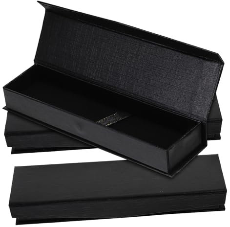 STOBOK 9stücke Teiliges Eleganter Federmäppchen Schwarze Stiftbox Für Füllfederhalter Und Kugelschreiber Für Schreibwaren-Organizer