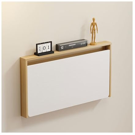 YFAURNDE Wandmontierter Tisch,Wand Klappbar Regal,Tisch Wand klappbar,wandtisch klappbar küche,klapptisch Wand,Massivholz-Mehrschichtplatte,Ultradünnes Design(Two-Tone,83 * 47cm/32.68 * 18.5)