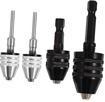 1 pieza Llave de mandril universal Llave de taladro funcional ajustable Adaptador de mandril Llave hexagonal múltiple Cincel Broca de taladro Taladro de columna Portabrocas Llave de mandril de taladro