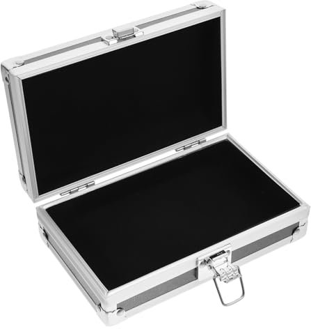 ASAKKURA Werkzeugkoffer Aluminiumlegerung Tragbare Werkzeugbox Mit Griff Schutzgehäuse Große Kapazität Für Büro Geschäftsreisen Und Outdoor
