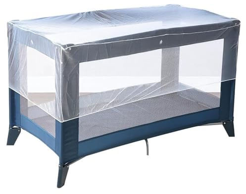 Moustiquaire Universelle Blanche Anti-Moustiques Bébé Enfant pour Lit Parapluie, Poussette et Berceau - 130x70x33 cm