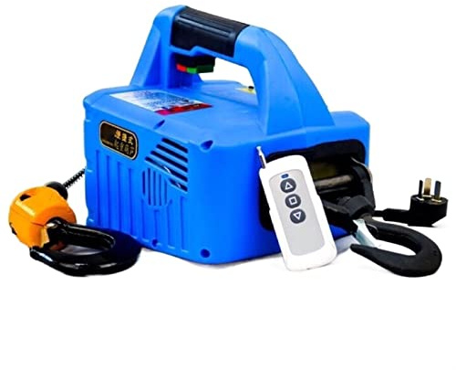 CCKUYT 200KG Elektrischer Hoist Tragbare Elektrische Winde Elektrischer Stahldrahtseil-Hebezug 220V/110V JIYAMI'EN EL