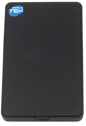 SIMPLETEK - Funda externa para disco duro HDD/SSD SATA de 2,5, con disco duro de 120 GB preinstalado, USB 3.0 plug & play – negro (reacondicionado)