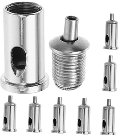 LOPUNER Set 8 Pezzi Clip Per Cavi Per Illuminazione, Morsetto Regolabile Per Fune in Acciaio, Supporto Per Tensione Cavo Per Installazioni Di Luci e Cartelloni Pubblicitari