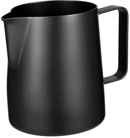 ULTECHNOVO Pichet à Lait Mousseur Réutilisable Pichet à Lait Pour Café Manuel à Mousser Sans Fil