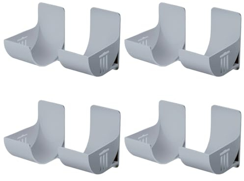 LAKPYN Boîte Rangement Papier Alu 8 Pièces, Murale Boîte De Rangement,Porte Adhésif Étagère,Pour Portes De Placard De Cuisine De Garde Manger Fixation Murale Papier Sulfurisé Blanc