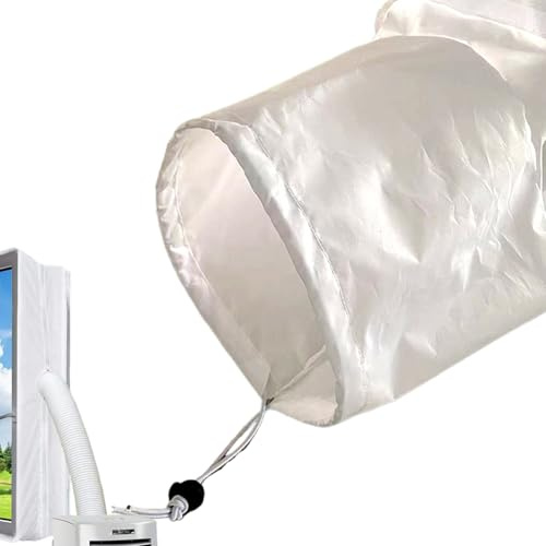 Kit de aire acondicionado portátil para ventana, refrigeración con accesorios, kit de sellado de escape de aislamiento de aire acondicionado, para el hogar, oficina, sala de estar, dormitorio, cocina