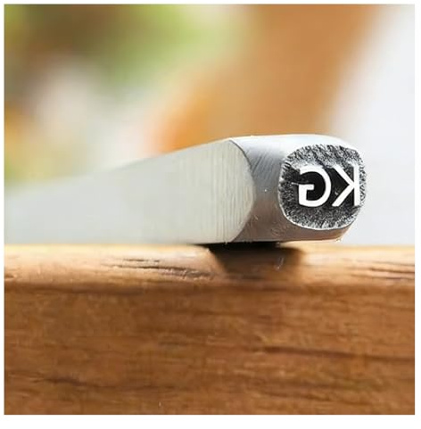 CYHTYM Schlagzahlen Creative KG Muster-Metallstempel-Set, Hartstahl-Stempel-Stanzsiegel