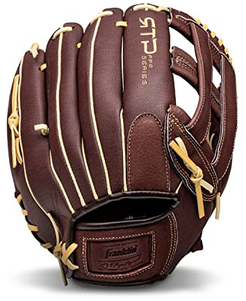Franklin Sports RTP Pro Baseballhandschuh – Erwachsene + Jugendliche Feldhandschuh – Righty – Camel
